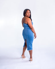 Sophisticated Denim Dress