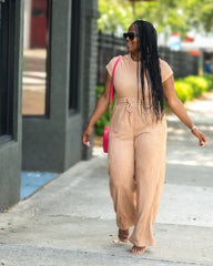 The Haute Auntie Two Piece Ribbed Set | Nude