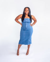 Sophisticated Denim Dress