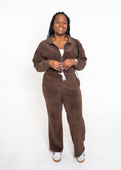 Fall Fleece Tracksuit | Espresso