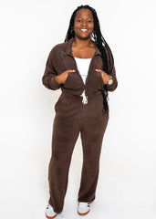 Fall Fleece Tracksuit | Espresso
