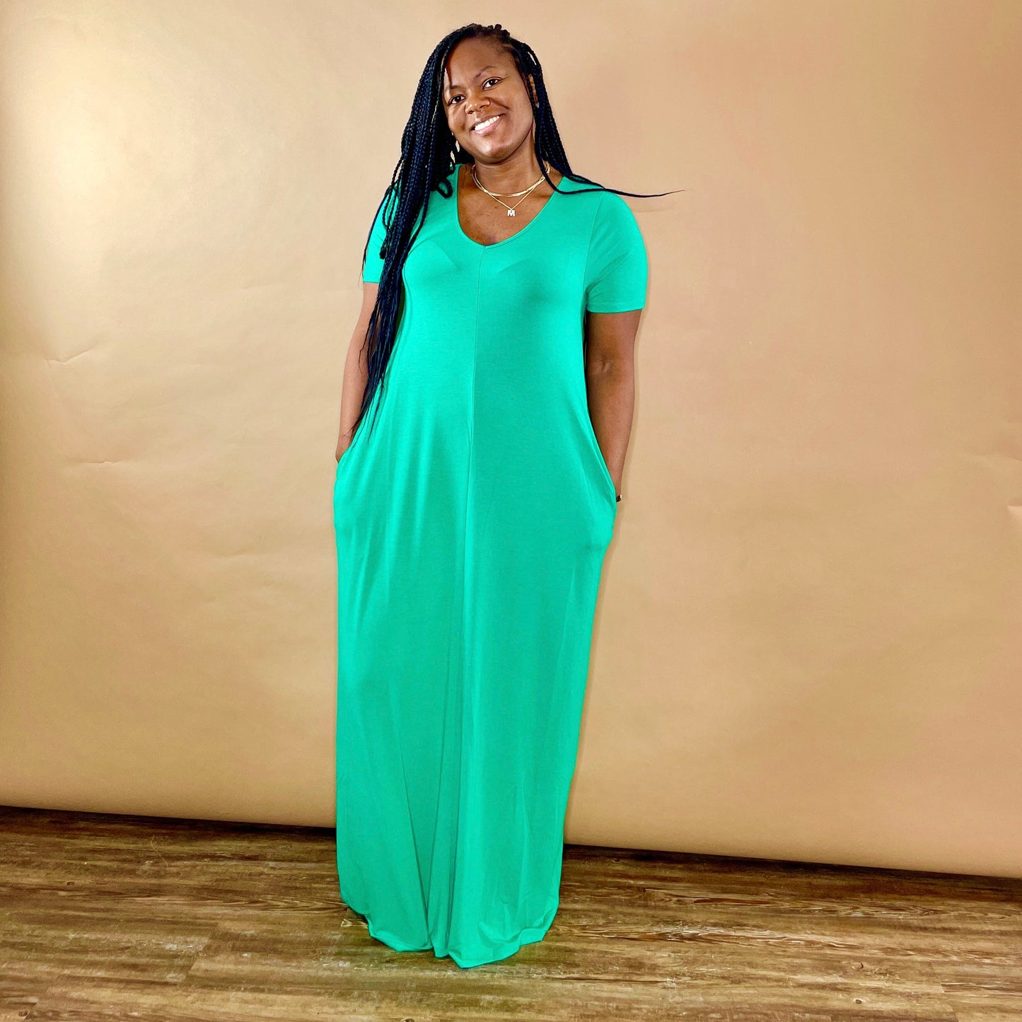 Weekend Maxi Full Length Maxi Dress | Kelly Green S-3XL
