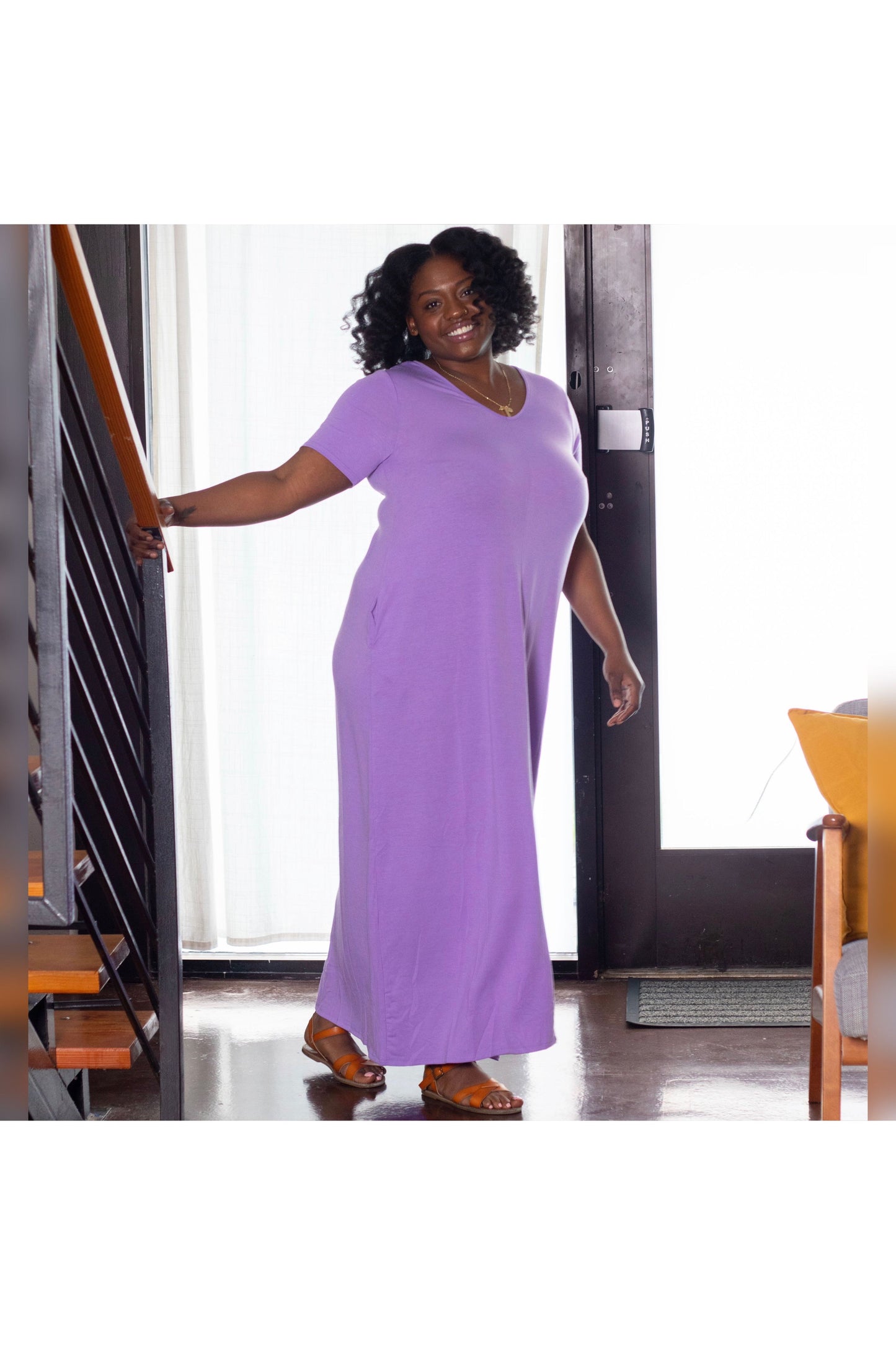 Weekend Maxi Full Length Maxi Dress | Lavender